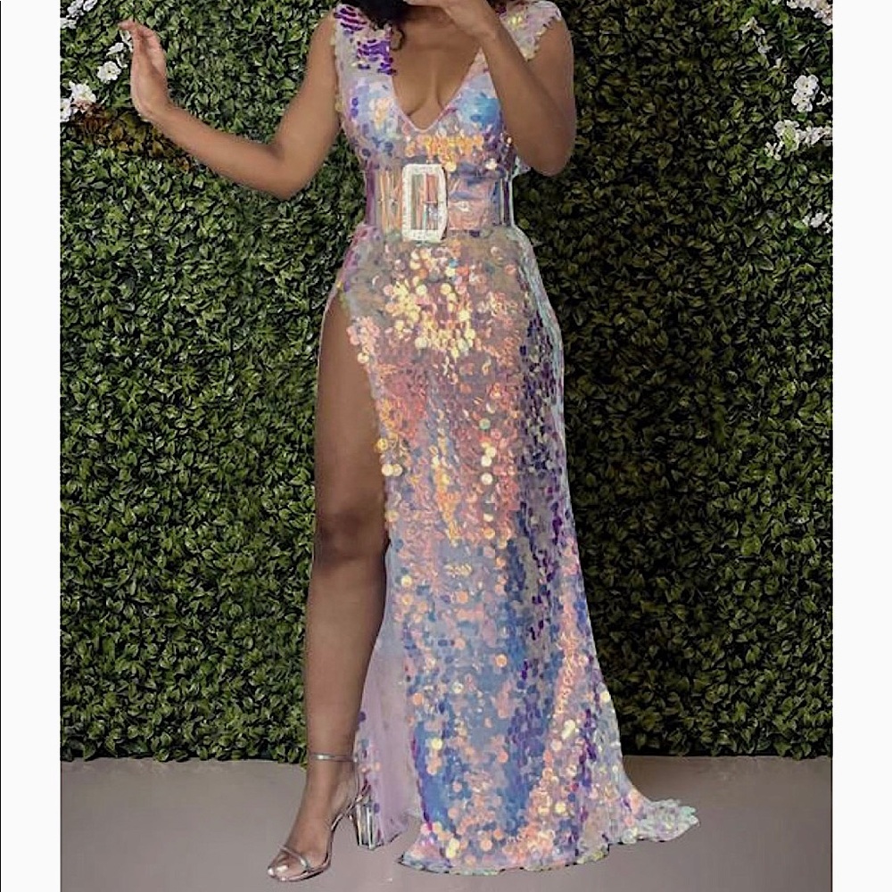 Prom/Formal big sequins gown